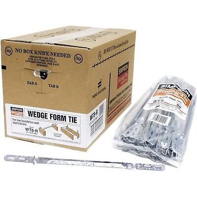 Simpson Strong-Tie WT8-R50 - Wedge Tie for 2x formboard, 8" Thick Walls, 50ct