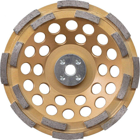 Makita A-96213 7" Low-Vibration Diamond Cup Wheel, Double Row