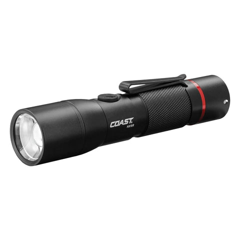 Coast HX5R LED Flashlight Rechargeable 345 Lumens Slide Focus Torch 21625 New