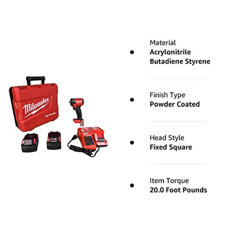 Milwaukee 2854-22 M18 FUEL GEN-3 18V Li-Ion 3/8 in. Compact Impact Wrench Kit