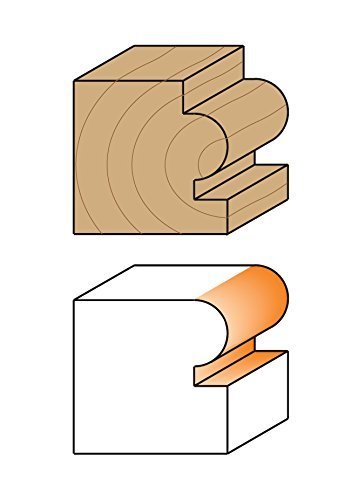 CMT 861.548.11 Corner Beading Bit, 1/2-Inch Shank, 3/16-Inch Radius