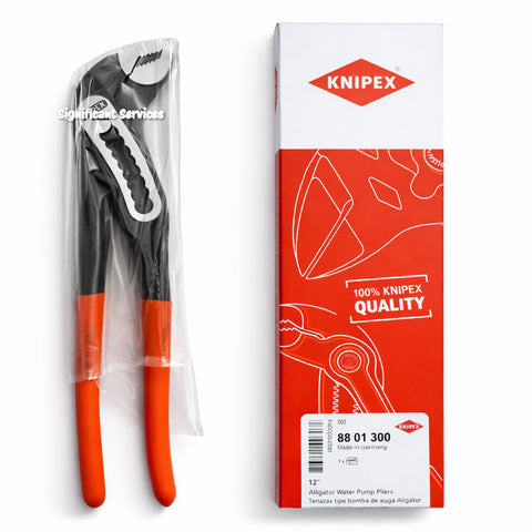 KNIPEX 8801300 Alligator Water Pump Pliers 12 in Tongue Groove Made in Germany