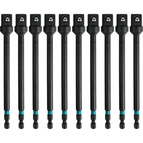 Makita A-99437 Impactx 1/2″ x 6″ Socket Adapter, 10 Pack, Bulk