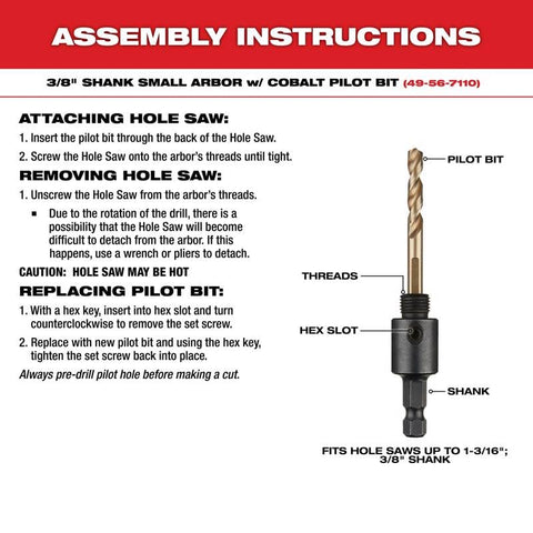 Milwaukee 49-22-4025 HOLE DOZER 13-Piece Bi-Metal Hole Saw Kit