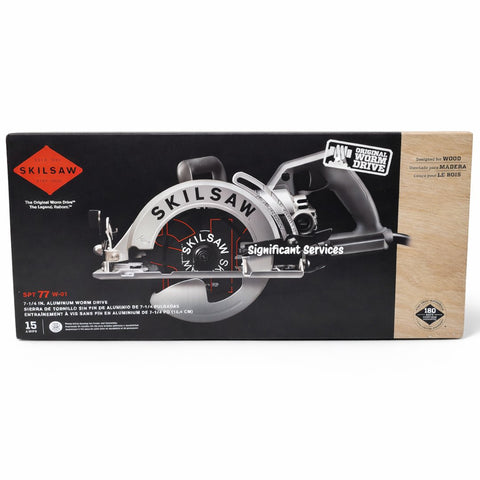 SKILSAW SPT77W-01 15-Amp 7-1/4-Inch Aluminum Worm Drive Circular Saw