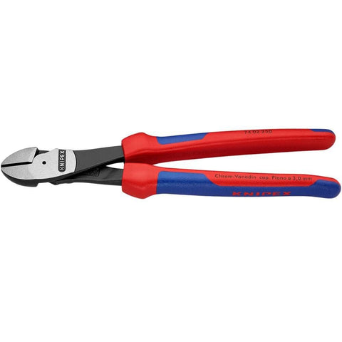 Knipex 7402250 10" Diagonal Cutters Comfort Grip High Leverage Cutting Pliers