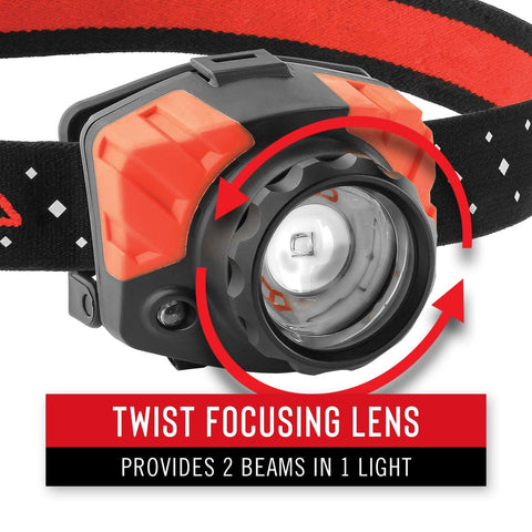 Coast 21328 FL85 615 Lumen Dual Color Pure Beam Focusing LED Headlamp