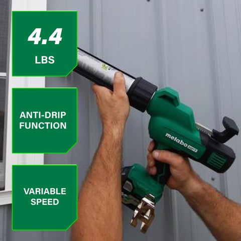 Metabo HPT AC18DAQ4M 18V MultiVolt Cordless High-Capacity Caulking Gun Tool Only