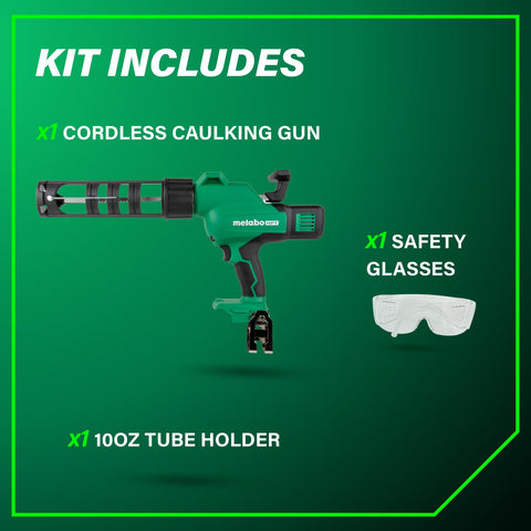 Metabo HPT AC18DAQ4M 18V MultiVolt Cordless High-Capacity Caulking Gun Tool Only