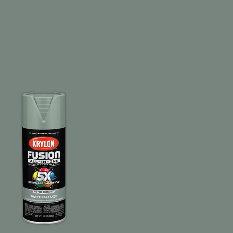 Krylon K02761007 Fusion All-In-One Spray Paint for Indoor/Outdoor Use, Matte Pal