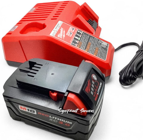 GENUINE M18 Milwaukee 48-11-1828 3.0 Ah Li-Ion Battery Charger  48-59-1812 New