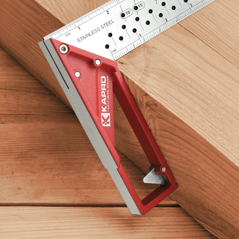 Kapro 353 Professional LedgeIt Try and Mitre Square For Leveling and 12 Inch