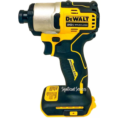 DEWALT 20V MAX* 1/4 in. Brushless Cordless Impact Driver (Tool Only) (DCF840B)