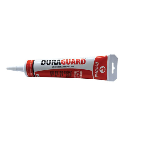 Red Devil 0405 Duraguard Kitchen & Bath Siliconized Acrylic Caulk 5.5 oz White