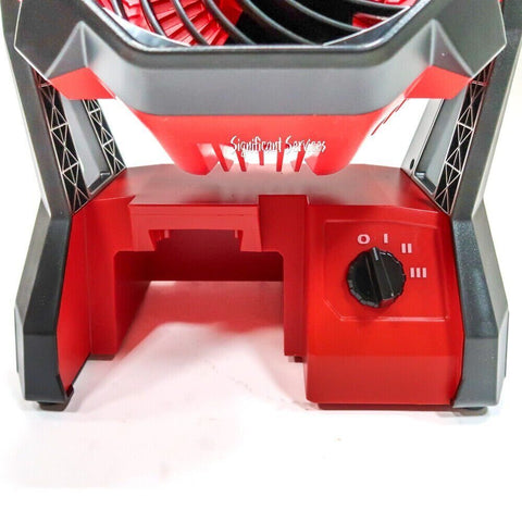Milwaukee 0886-20 M18 18V Compact Cordless Battery Jobsite Fan Bare Tool in box