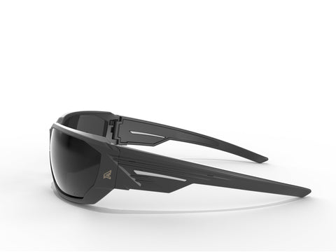 Edge Eyewear TXD416 Dawson Matte Black Frame/Polarized Lens Safety Glasses