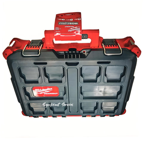 Milwaukee Electric Tool 48-22-8424 Pack out Tool Box, 22", Red