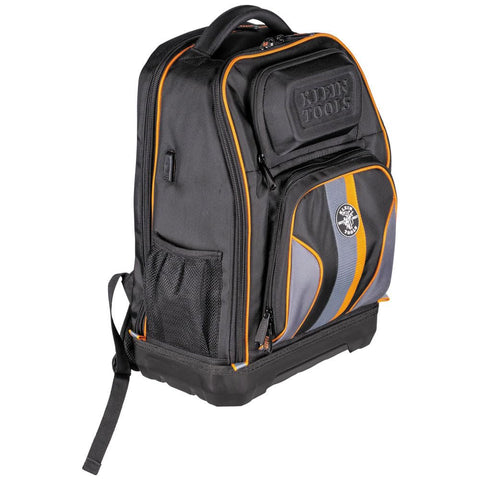 Klein 62805BPTECH Tool Backpack 28-Pocket Laptop Bag Tradesman Molded Bottom