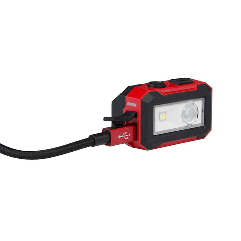 Milwaukee 2012R Rechargeable LED Magnetic Work Task Light 2 ft Heavy Duty Cable