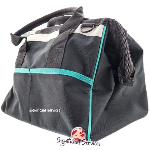MAKITA XGT Contractor Tool Bag Storage Case Outside Pockets 14" x 11" x 9" Strap