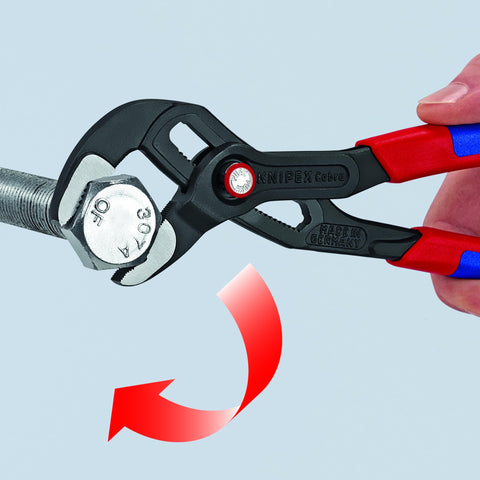KNIPEX 8722250 SBA Tools - Cobra Quick Set Pump Pliers, Multi-Component