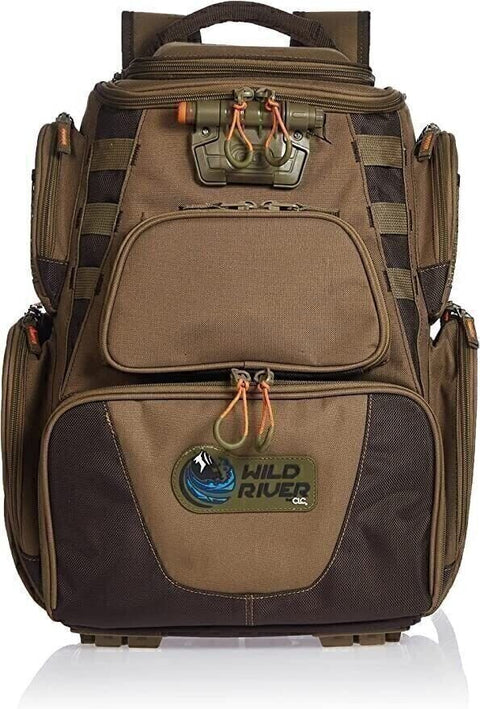 Wild River by CLC WT3604 Tackle Box Nomad Lighted Backpack Four PT3600 Trays