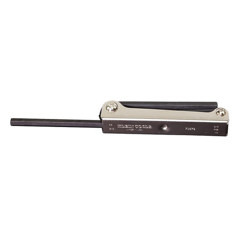 Klein Tools 70579 Folding Hex Key 5-Key SAE Allen Wrench Tool Set