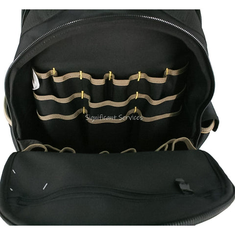 CLC Work Gear PB1133 38 Pocket Molded Base Heavy Duty Tool Backpack