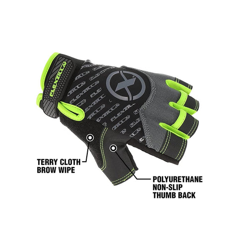Flexzilla GH330 XXL High Dexterity Polyurethane Palm Gray Black ZillaGreen