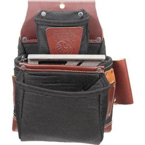 Occidental Leather B8060 OxyLights 3 Pouch Fastener Bag - Black