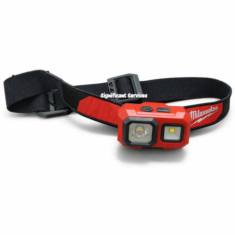 Milwaukee 2104 Spot Flood 450 Lumens Adjustable Hard Hat Headlamp Light