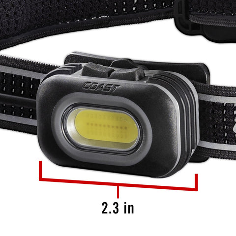 Coast RL10R 750 Lumen Rechargeable LED Headlamp with Variable Light Control and Rear Safety Signal