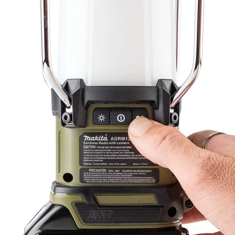 Makita ADRM13 Outdoor Adventure™ 18V LXT® Bluetooth® Radio and L.E.D. Lantern