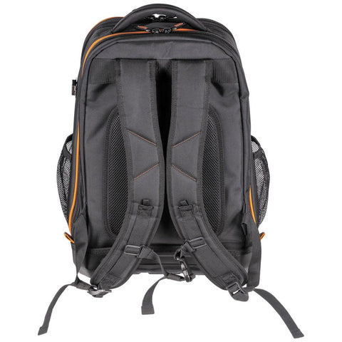 Klein Tools 62805BPTECH 28-Pocket Laptop Backpack Tool Bag, Tradesman Pro Extra-Large Tech Tool Backpack with Molded Bottom, Charging Port