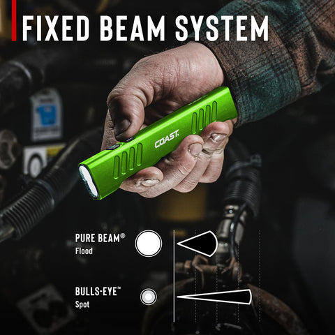 Coast Slayer LED Flashlight 1150 Lumen USB-C Rechargeable Spot/Flood Green