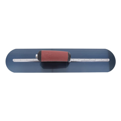 MARSHALLTOWN MXS75BFRD Fully Rounded Concrete Finishing Trowel, Blue Steel Blade, DuraSoft Handle, 18 x 3, Made in The USA