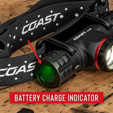 Coast 30324 XPH25R 410 Lumen USB RECHARGEABLE HP Led Headlamp