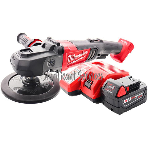 Milwaukee 2738-20 M18 Fuel 7" Cordless Variable Speed Polisher 5.0 Ah Kit