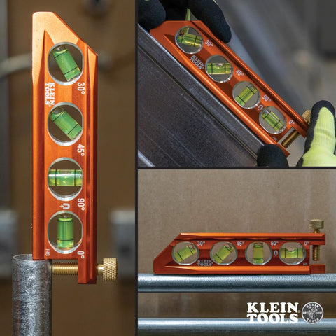 Klein Tools 935AB4V Magnetic Torpedo and Conduit Level, 6-Inch
