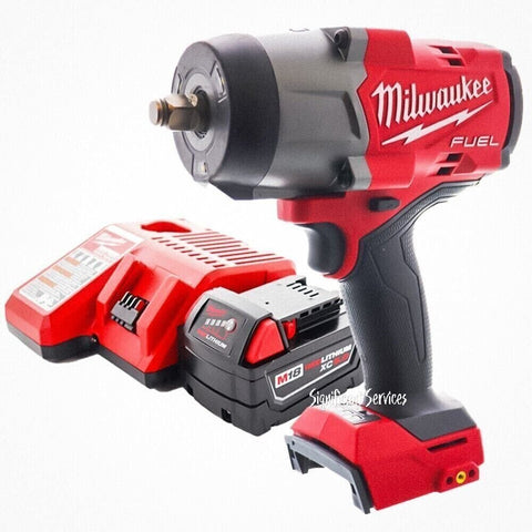Milwaukee 2967-20 M18 FUEL Li-Ion 5.0 Ah  1/2 in High Torque Impact Wrench Kit