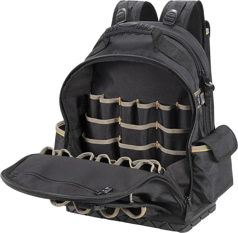 CLC Work Gear PB1133 38 Pocket Molded Base Heavy Duty Tool Backpack