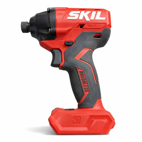 SKIL PWRCORE 20 1/4" Hex Brushless Cordless Drill Driver 20V Li-Ion ID6720B-00