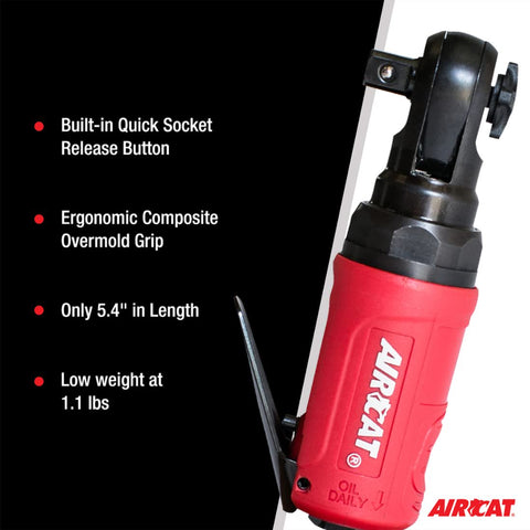 AIRCAT 807 3/8" Mini Palm Ratchet
