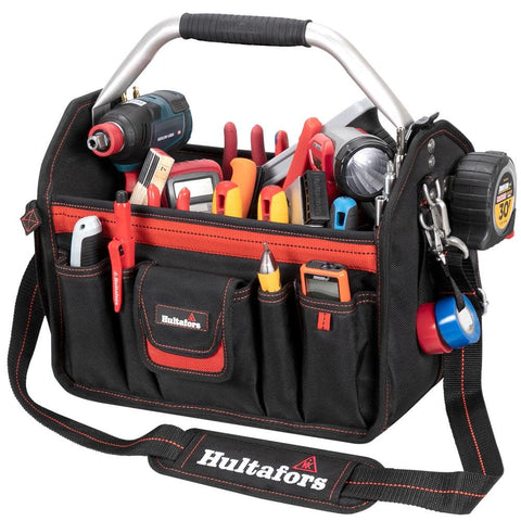 Hultafors Work Gear HT5587 Open-Top Tool Carrier, 32 Pockets, Heavy Duty