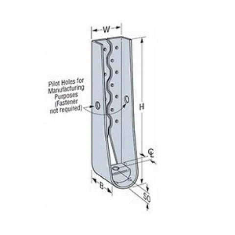 Simpson Strong-Tie SST HDU2-SDS2.5 Pre-Deflected Holdown with SDS Screws