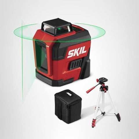 SKIL LL9322G-01 100ft Self-Leveling Green Cross Line Laser Rechargeable Battery