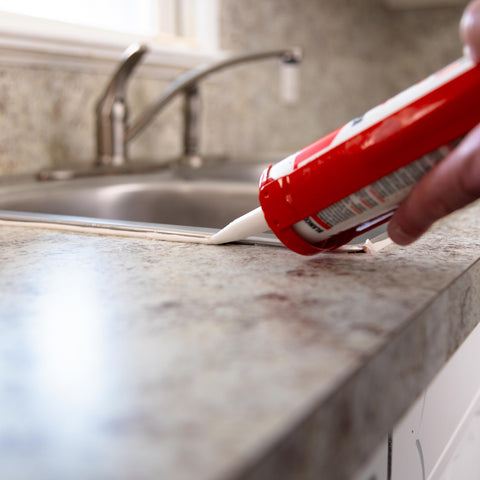 Red Devil 0406 Duraguard Kitchen & Bath Siliconized Acrylic Caulk, 10.1 oz, White