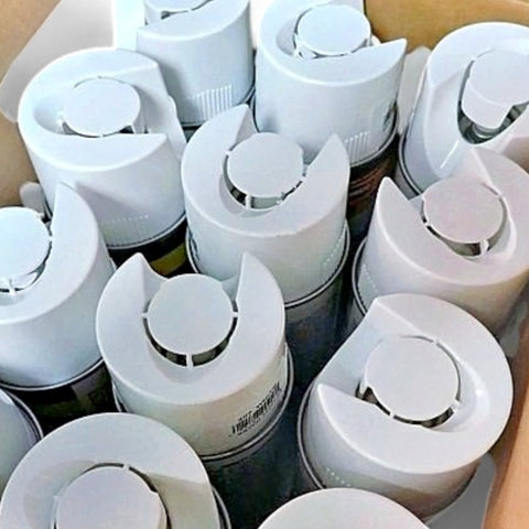 Aervoe (215) 15 oz White Non-Clogging Temporary Upside-Down Marking Spray Chalk 12 Pack