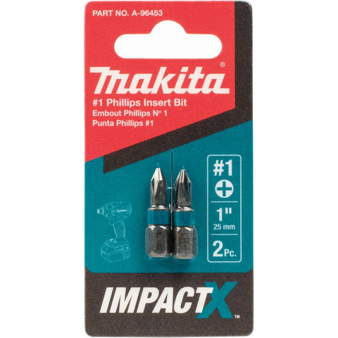 Makita A-96475 Impactx 2 Phillips 1? Insert Bit, 50 Pack, Bulk