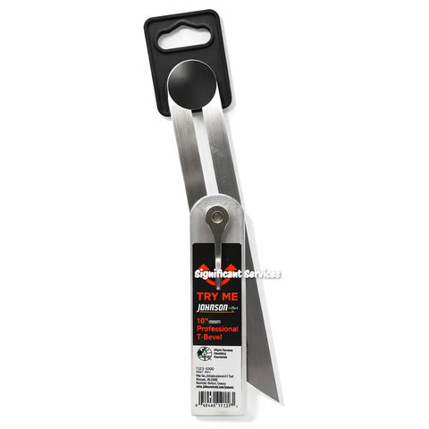 Johnson Level & Tool 1913-1000 Professional Aluminum T-Bevel 10" Silver 1 Level